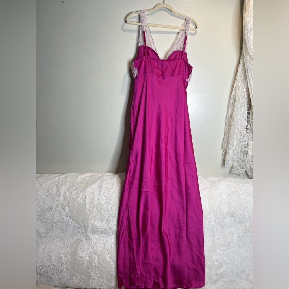 Free People Countryside Lace Satin Maxi Slip Dress - Picture 6 of 6